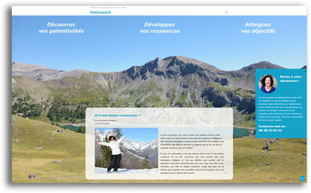 Site Nathcoach Site internet